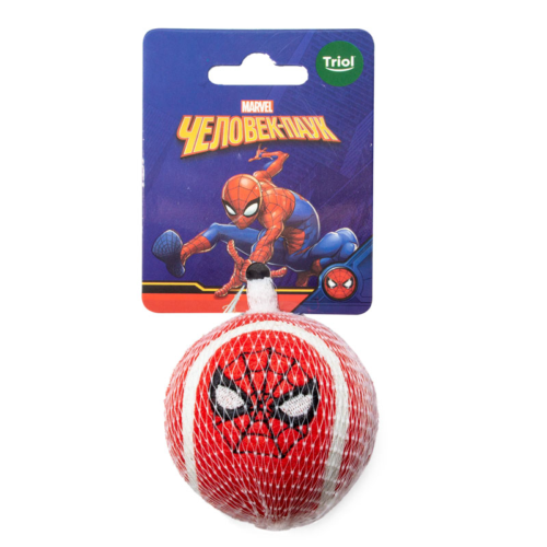 Игрушка для собак Marvel Человек Паук - Мяч теннисный - 1