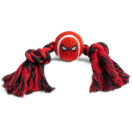 Игрушка для собак Marvel Человек Паук - Верёвка и мяч - 0