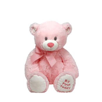 Мягкая игрушка Медвежонок My First Teddy (розовый) Classic, 20 см