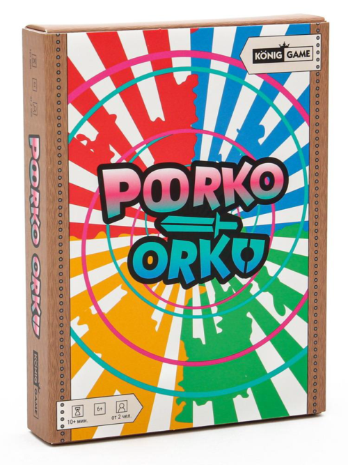 Игра настольная Porko Orko 6+, тактическая, семейная, для компании - 0