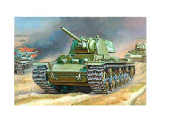 Модель сборная "Тяжелый советский танк КВ-1"