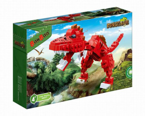 Конструктор Динозавр, 155 деталей Banbao (Банбао) - 0