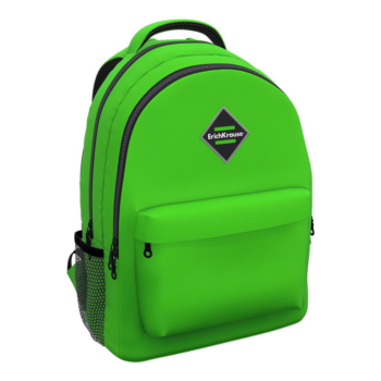 Рюкзак ученический с двумя отделениями Neon Green EasyLine 20L, ErichKrause