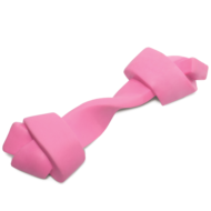 Игрушка PUPPY для щенков - Кость узловая розовая (13,5см) - 0
