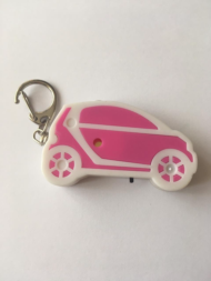 Брелок для поиска ключей - Машинка розовая - 0